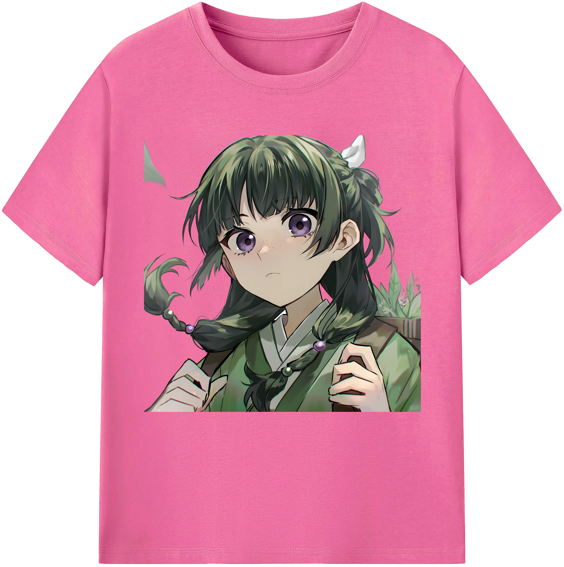 （画像用） 薬屋のひとりごと The Apothecary Diaries レディースカジュアルプリントTシャツ（綿100％）